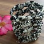 bali large size handmade cuff beads glass bracelet